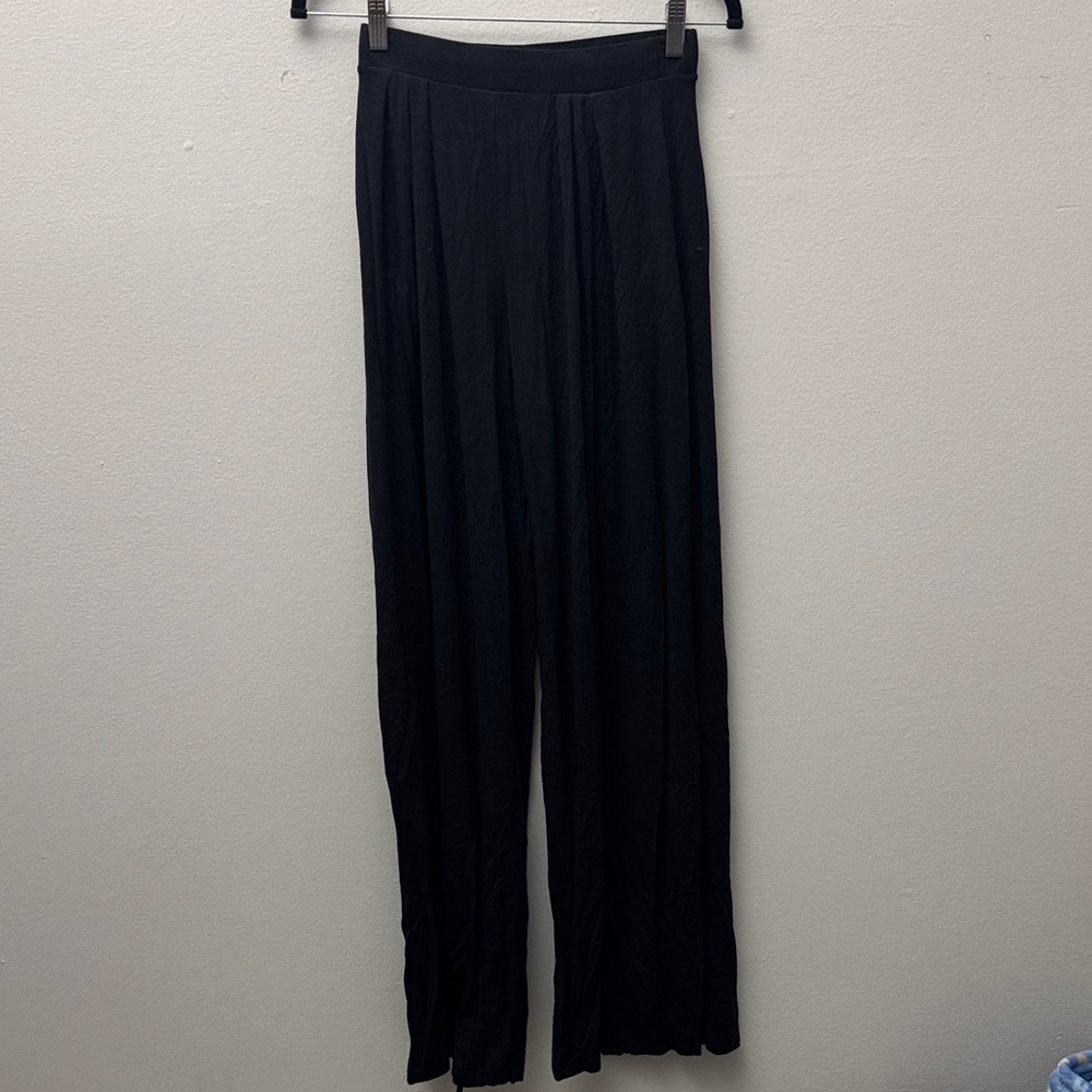 Fashion Nova Black Wide-Leg Pants